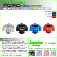 Boomba Ecoboost Adjustable BOV Adapter V2 Boomba Ecoboost Adjustable BOV Adapter V2