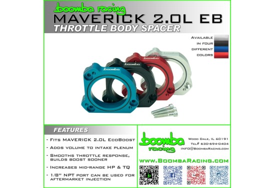 Boomba 2.0 Ecoboost Throttle Body Spacer