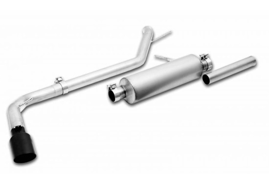 Gibson Black Elite Stainless Single Exhaust